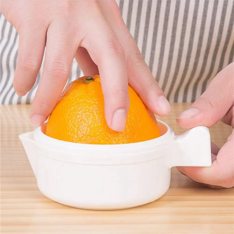 HIM-4X Manual Lemon Squeezer,น้ําส้ม Squeezer, Citrus Orange Manual Hand Juicer ฝาปิดหมุนกด Anti-Slip Reamer