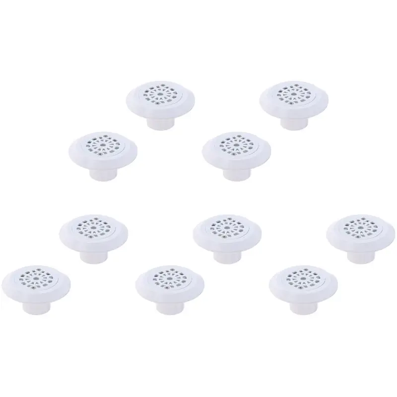 

ABXF-10Pcs Swimming Pool Accessories Replacement Round ABS Swimming Pool Drain Water Outlet