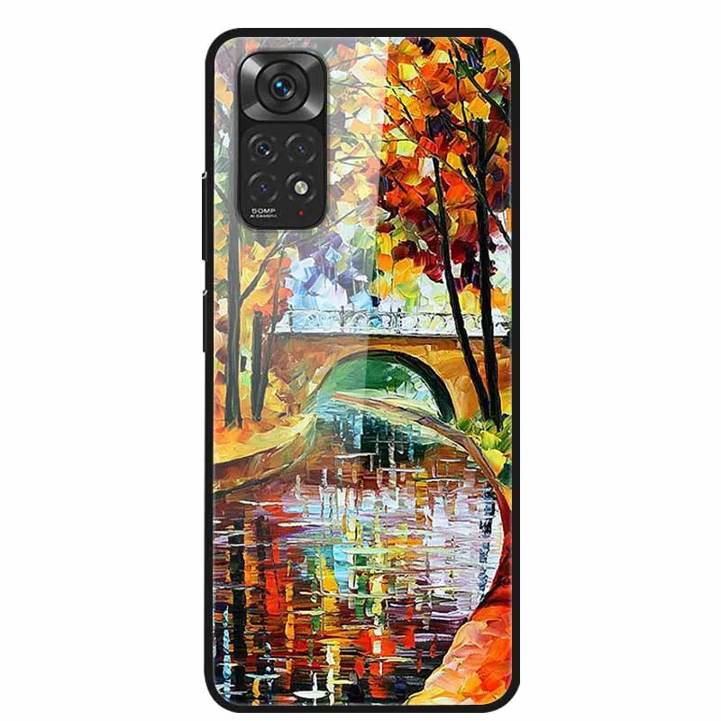 Luxury Case for Xiaomi Redmi Note 12 Pro 4G Cover Tempered Glass Cover for Redmi Note 12 Pro 4G Phone Case Coque Note12 Pro 6.67