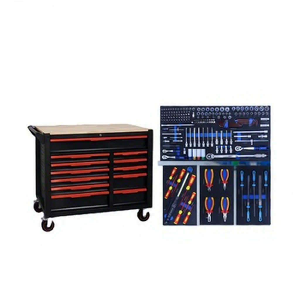 

Manufacturer CE Workshop Wheel Car Repair Tool Chest With Tool Sets With OEM Support For Garage Cabinets Storage Tool Cabinet