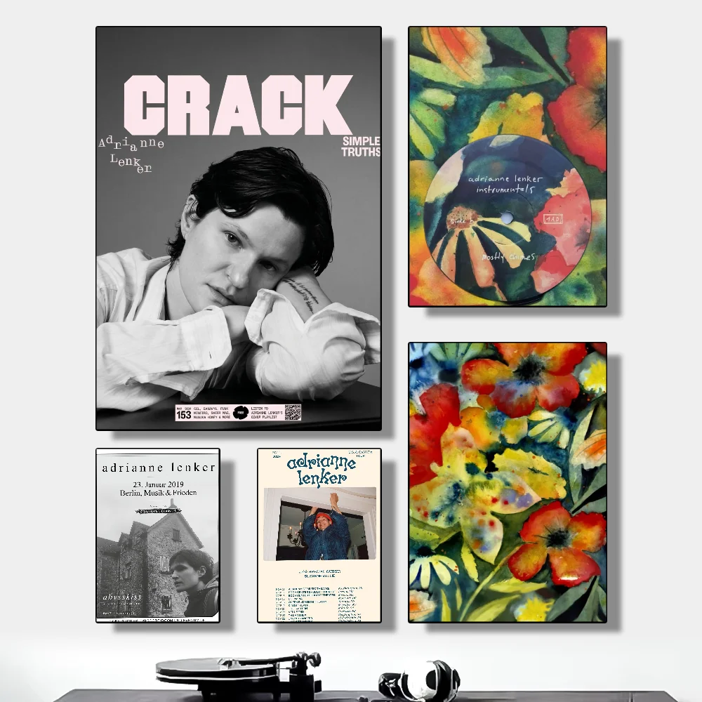Adrianne Lenker-chansons Album Art affiche HD art collant mur étanche maison salon chambre bar décoration esthétique