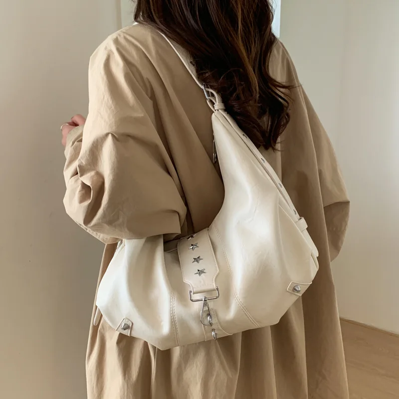 حقيبة زلابية عتيقة 2025، محفظة كتف عصرية للنساء، حقيبة كروس بسيطة، حقيبة أنيقة من النهار إلى الليل، حبال مزخرفة #2