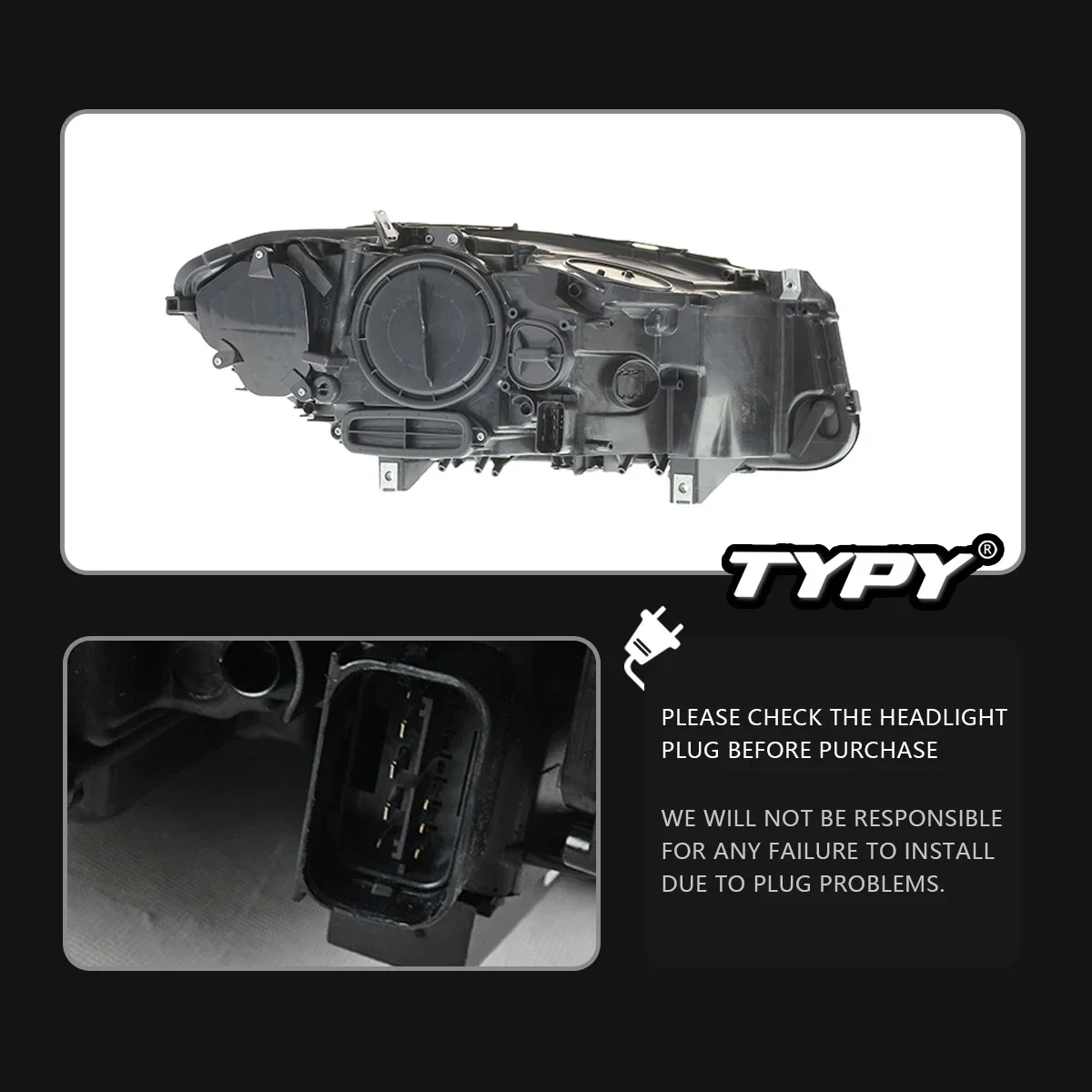 

TYPY New LED Head Lamp Upgrade Modified For BMW 5 Series F10 F18 Headlights 2011-2017 Dynamic Signal Head Lamp Auto Accessories