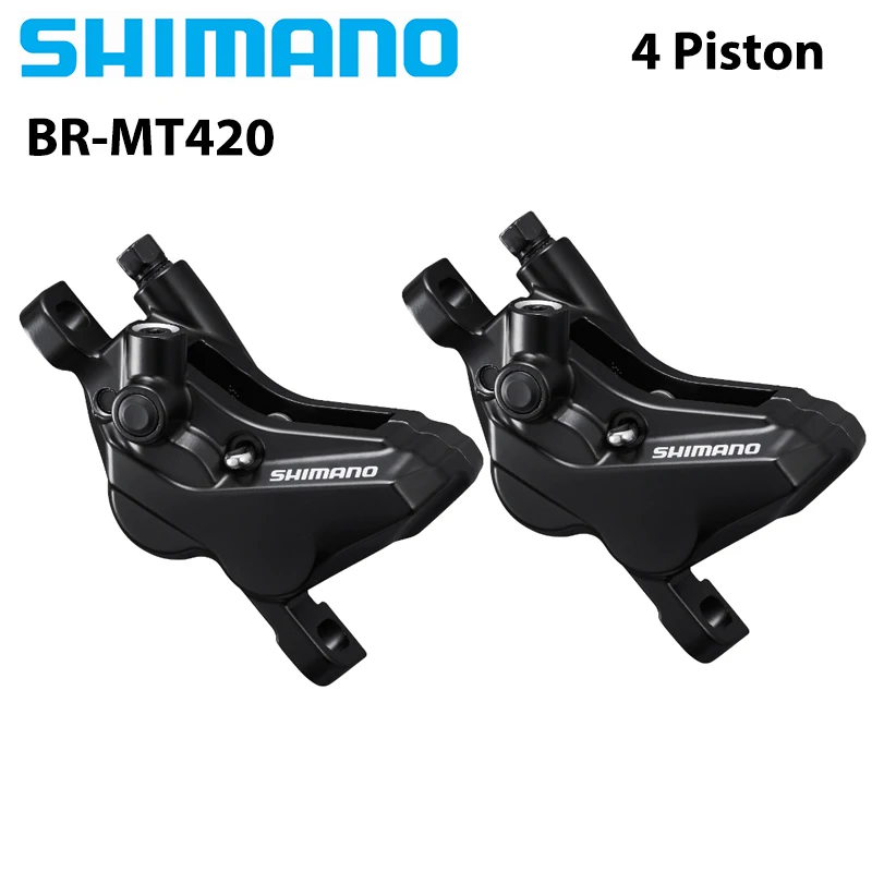 SHIMANO DEORE MT410 MT420 Hydraulic Disc Brake Caliper 2or 4 Piston MTB BL-MT401 BR-MT410  BR-MT420 for MTB Mountain Bike Parts