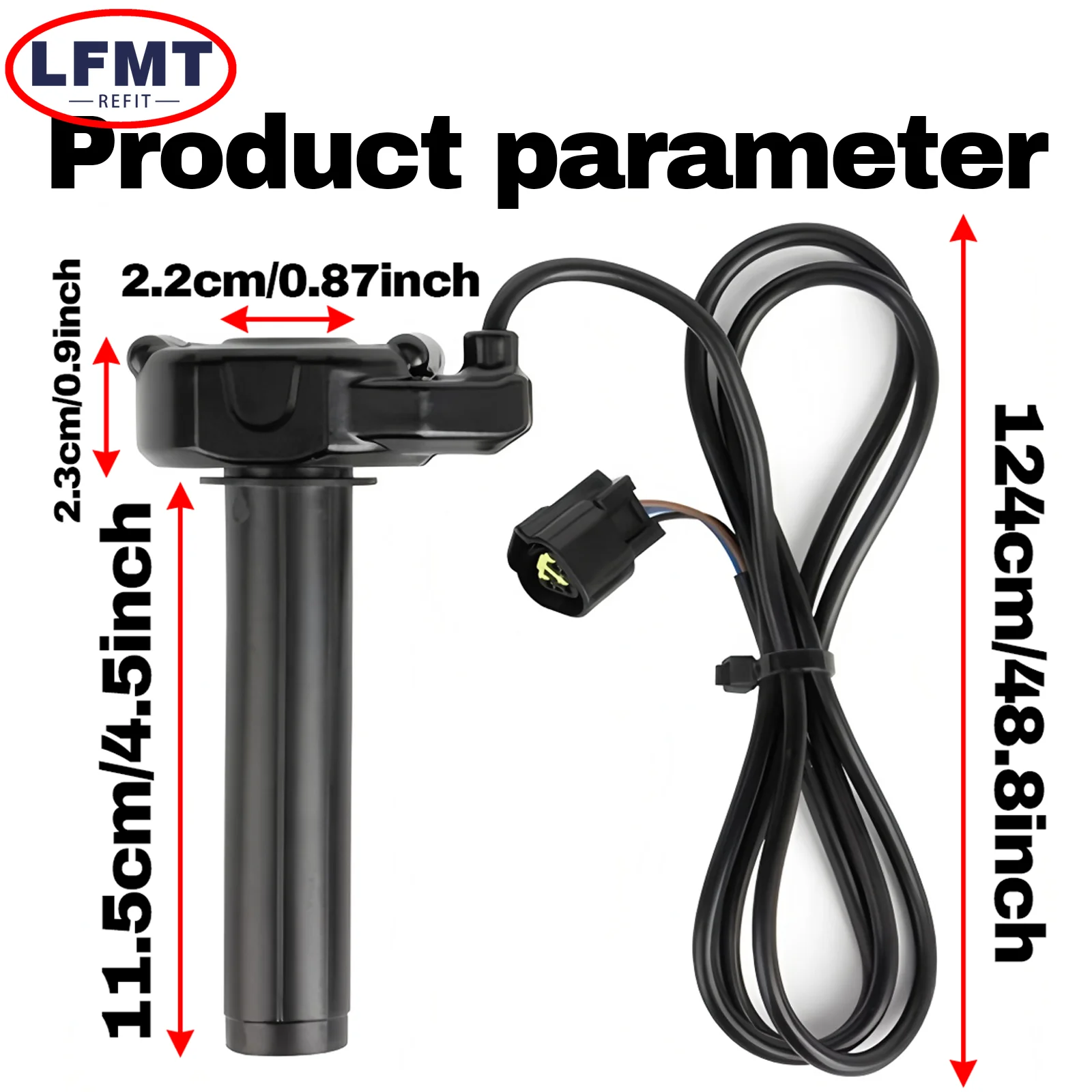 Electric Cross-country Bike Throttle Turn Grip Motorcycle Accessorie Grip For Sur Ron Sur-Ron Light Bee X S For Segway X260 X160