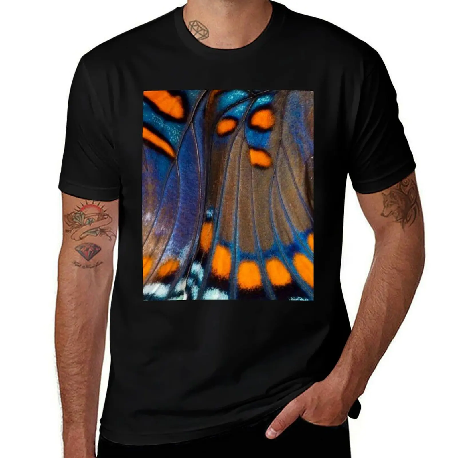 Butterfly wing - Abstract Photographic Art by Fluid Nature T-Shirt animal prinfor boys luxury clothes men