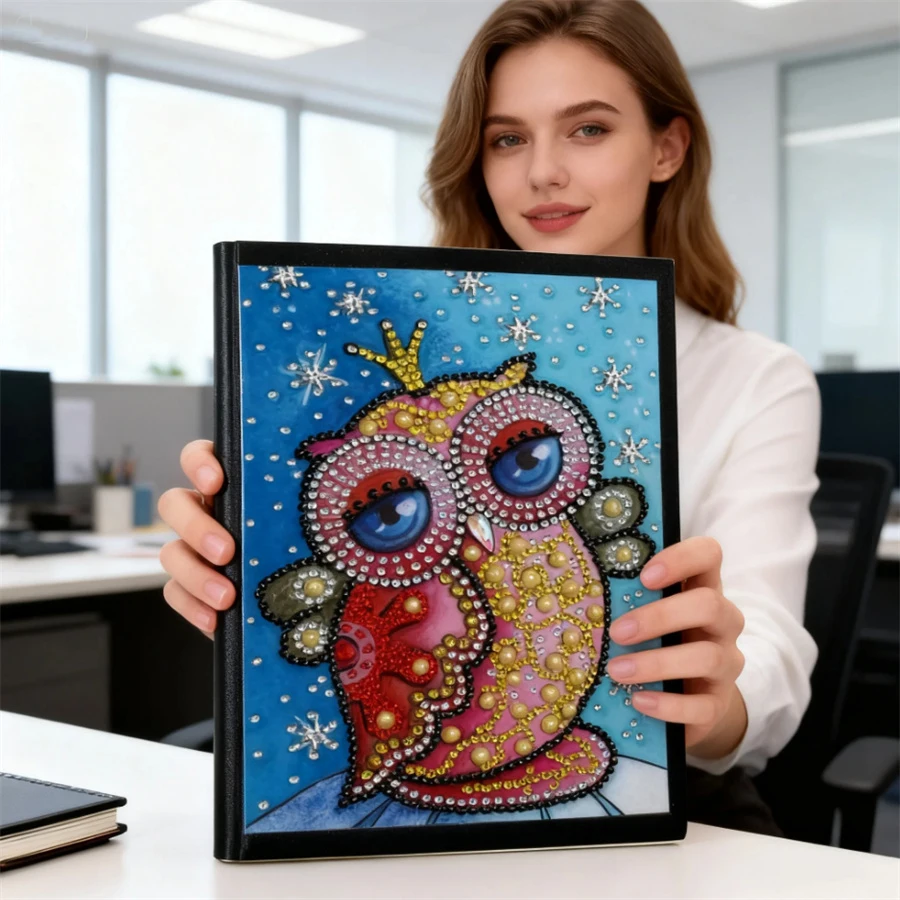 

Diamond Embroidery notebook new Diary Book Sale DIY Crystal full drill 5D diamond painting mosaic round rhinestone