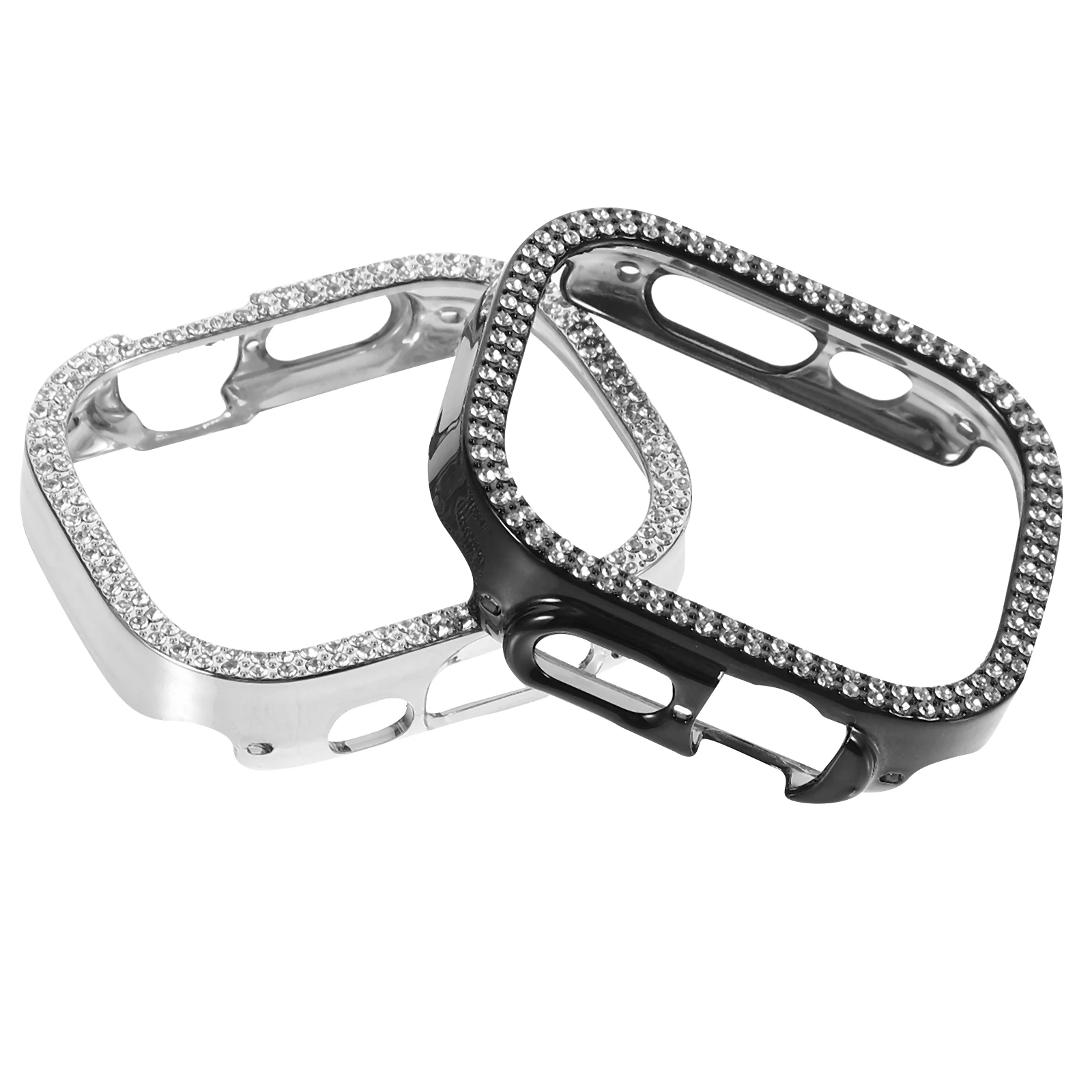 

2Pcs AppleWatchCase AntiScratch ReusableDetachable Protector LightweightEfficient PreciseDesign DailyUse BumperCover