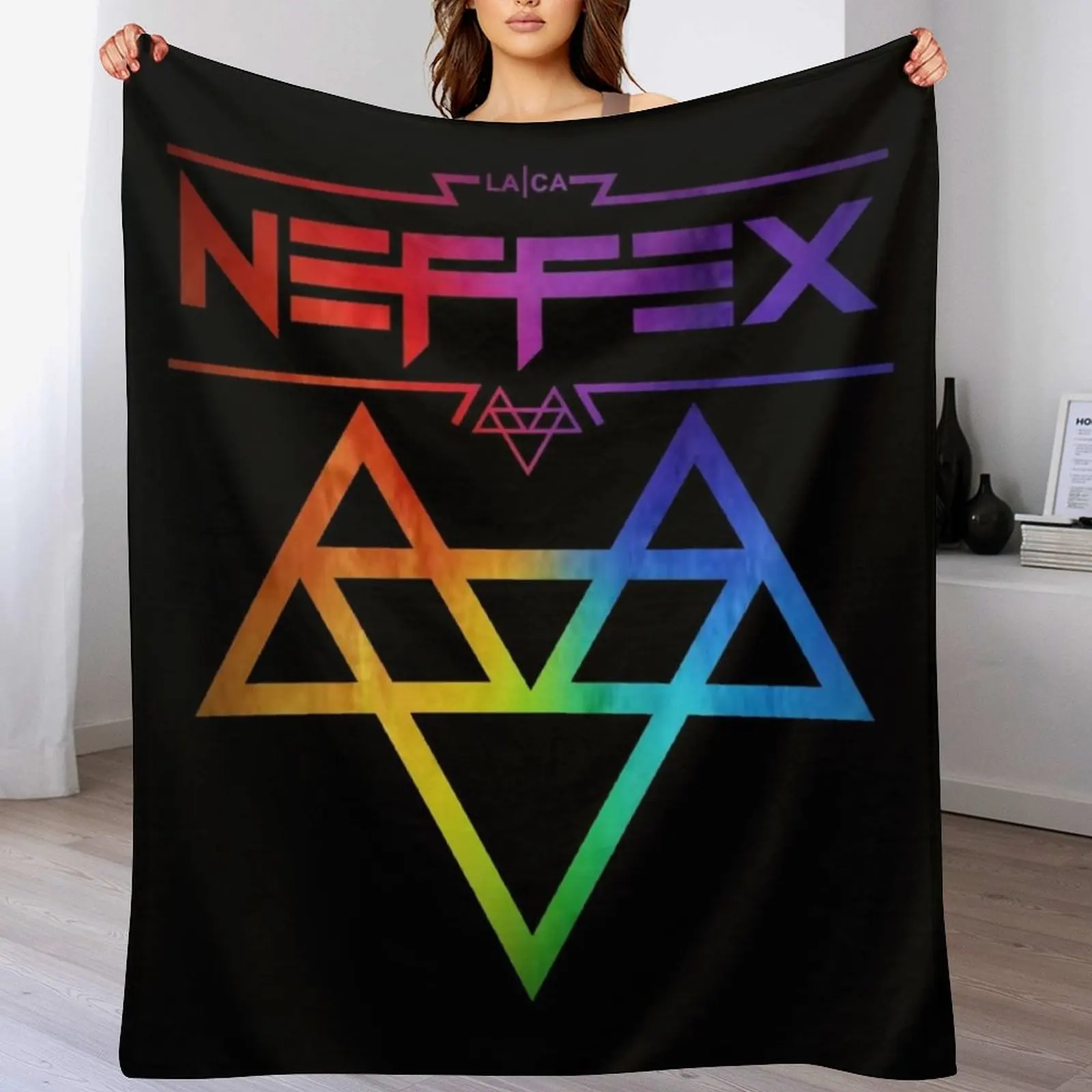 

neffex-rainbow Throw Blanket