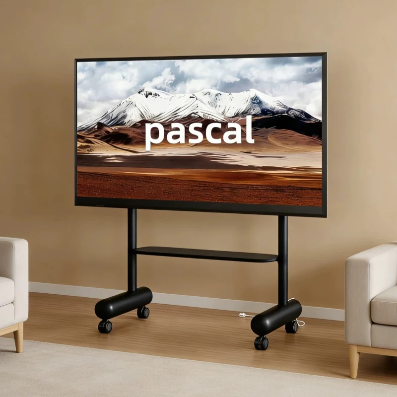 TV Removable Bracket Floor-to-ceiling Pulley Cart Is Suitable Stands For 55-85 Inch Vertical Mueble Tv Stand Cabinet Furniture