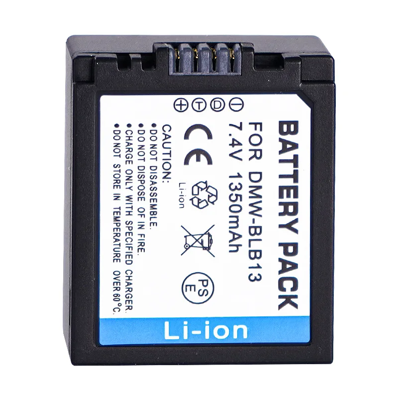 Decoded DMW-BLB13E Battery 1350mAh for Panasonic Camera Compatible with DMC-G1 G2 G10 GK GH1 GF1 Solve Battery Code Problem