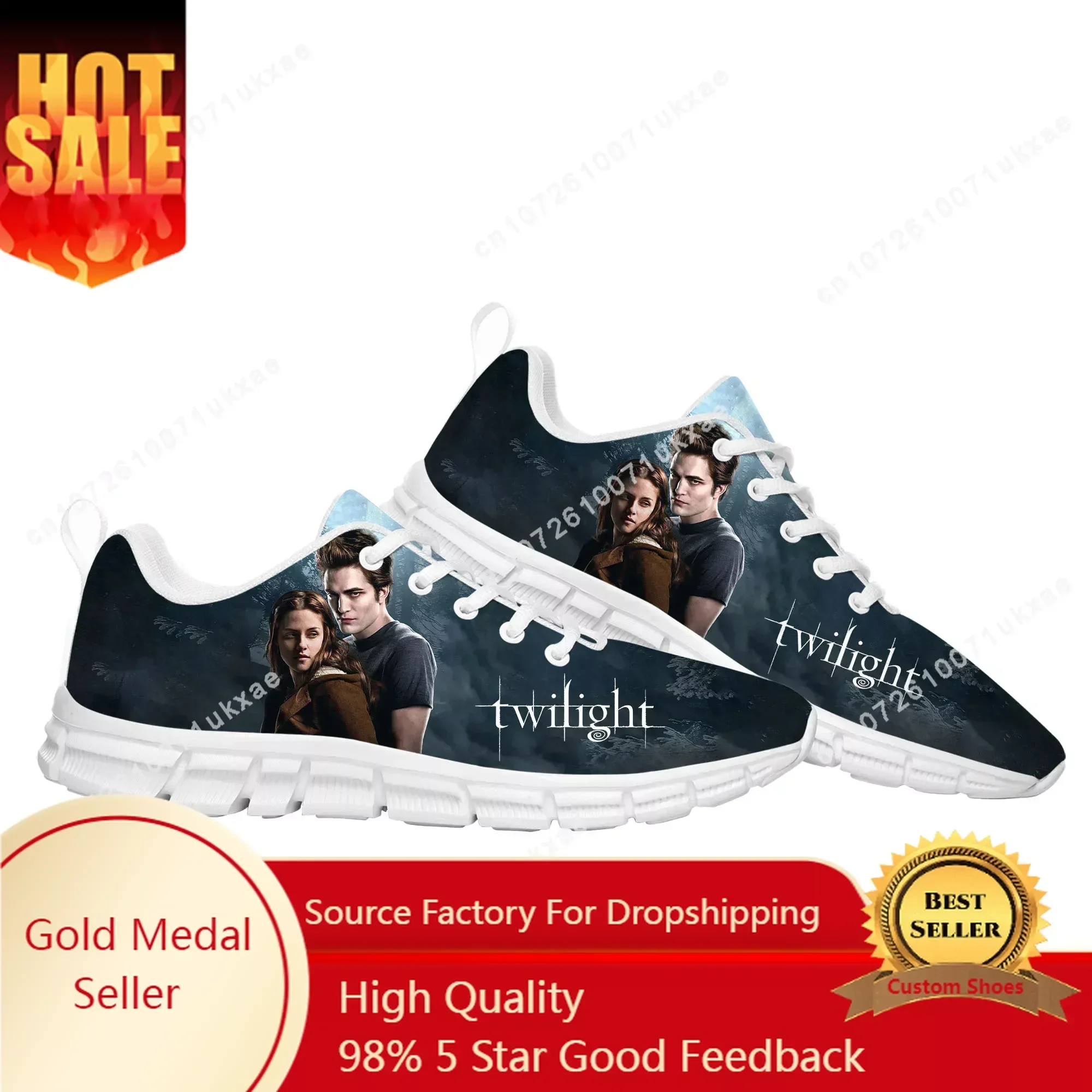 

The Twilight Saga Movie Sports Shoes Mens Womens Sneakers Parent Sneaker Customize DIY Couple Shoe
