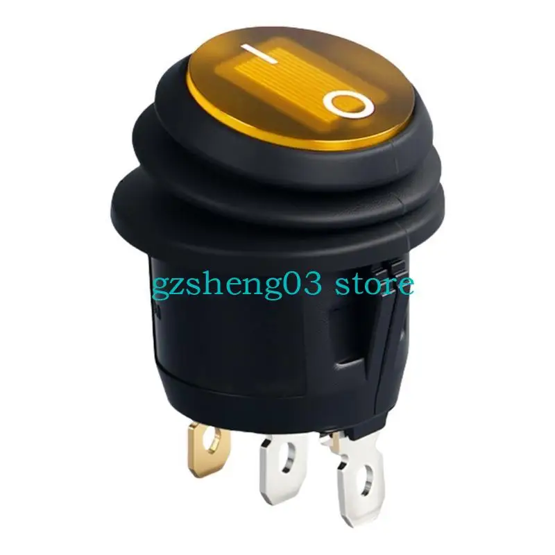 U75C Prático IP65 Black Disposition Switches 220V 16a para o ambiente úmido Uso diário