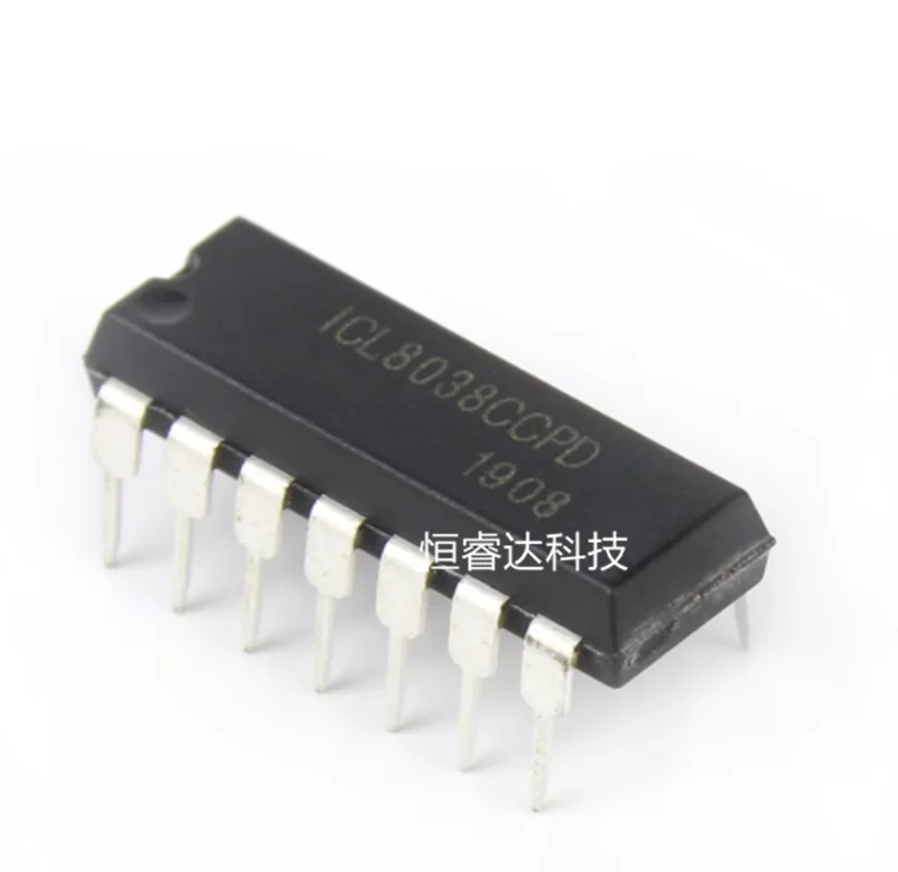 10pcs/LOT 100% NEW ICL8038 ICL8038CCPD DIP14 waveform generator