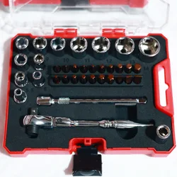 35 in 1 ratchet small wrench set, foldable wrench, screwdriver socket screwdriver head, small household appliance repair tool