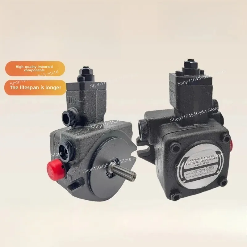 PVF Series Variable Vane Pump (20-70-10 S/11S/12/15/30/40/35/55) - Flat Key & Spline Shaft Options