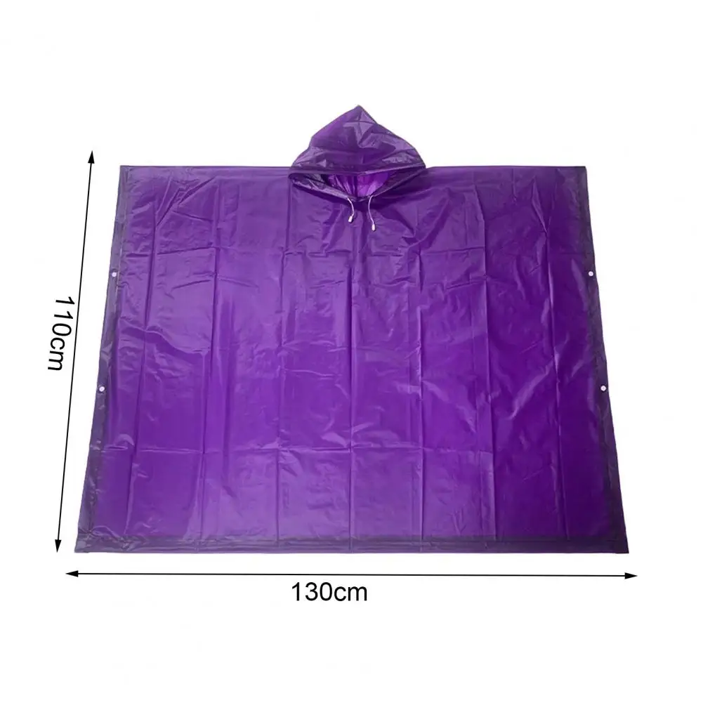 Mid-length Raincoat Eva Transparent Hooded Raincoat Mid-length Poncho Waterproof Windproof Hiking Raincoat for Men Women Bicycle