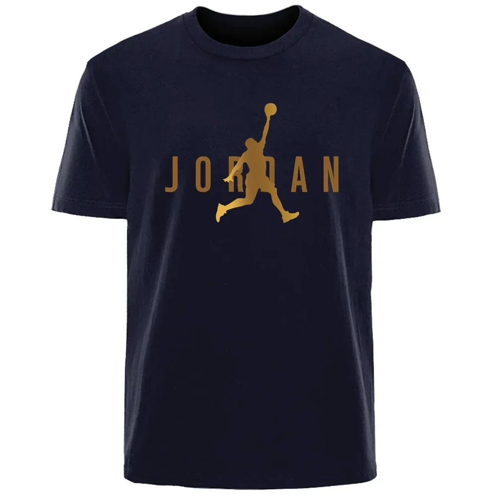 تي شيرت رجالي قطني بأحرف بسيطة بتصميم كلاسيكي 100% قطن مريح ومسامي كاجوال موضة الصيف ملابس الشارع الخارجية