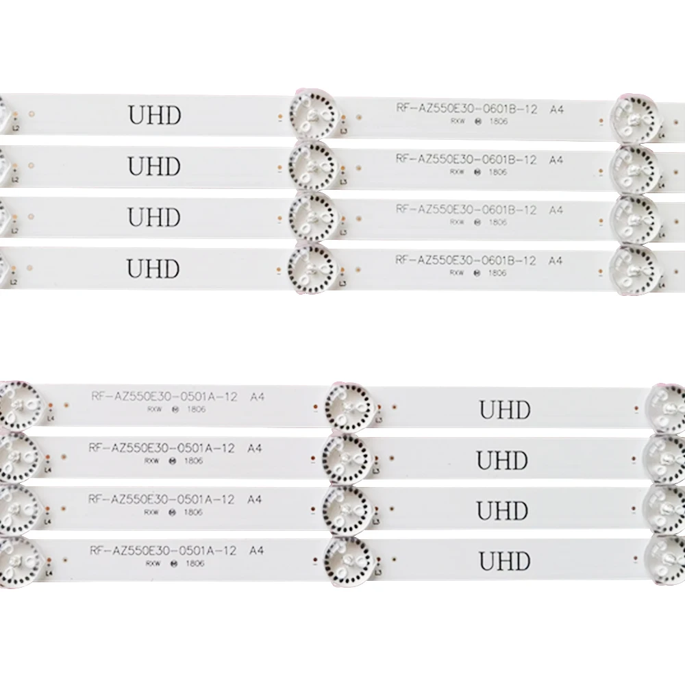 Nieuwe 8Pcs Led 55UJ620V Za 55UJ6200 Ua 55UJ620 55LJ620V 55UJ620Y Ta PTV55U21 55U5A LC550EGJ Sk A4 Rf AZ550E30 0501A 20 0601B 12