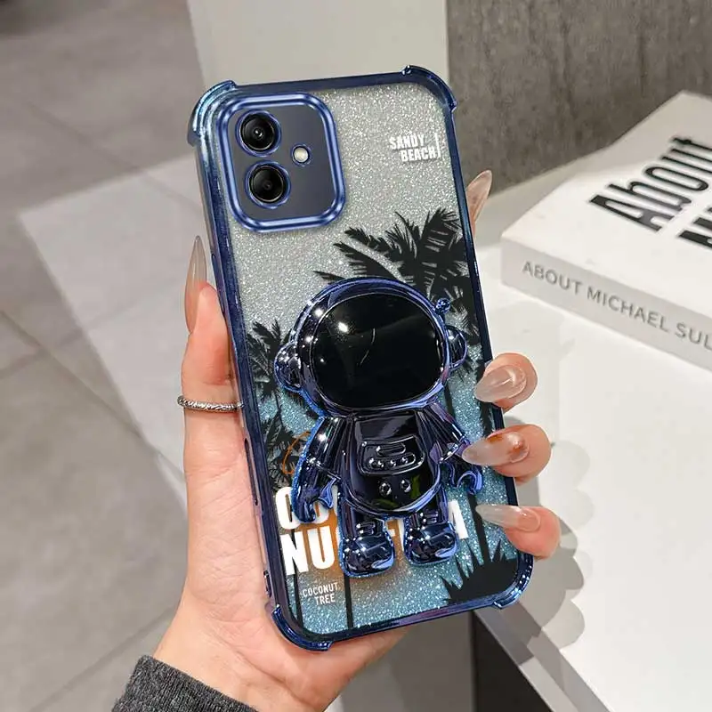 حافظة عصرية لأشجار جوز الهند عند غروب الشمس بتصميم مرن مضادة للخدش وحامل مصنوعة لهاتف Galaxy A04 مثالية لهاتف Galaxy A M #5