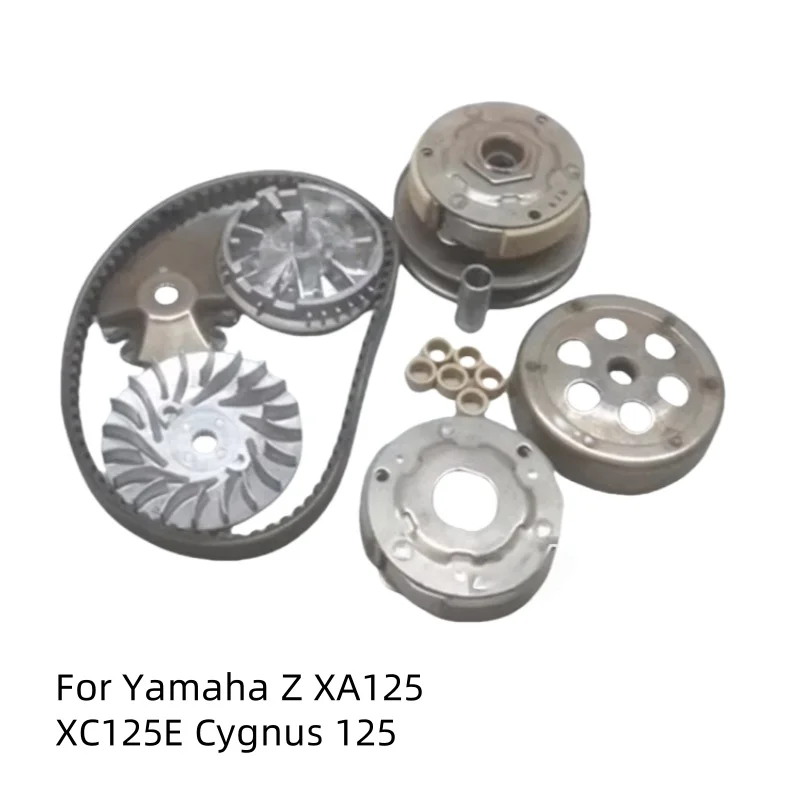 L'embrayage d'entraînement de Transmission de moto convient à Yamaha Z Xa125 Xc125E Cygnus 125, bloc de lancer, disque de pilote d'embrayage, courroie de roue Active, assemblage de perles de poulie