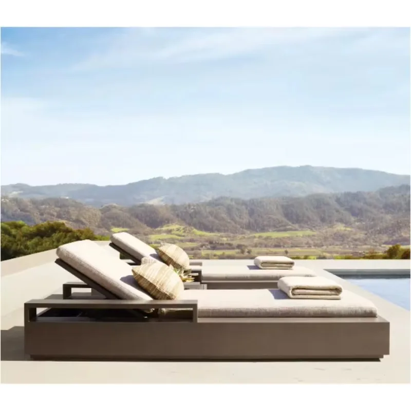 

Garden Teak Wood Sun Loungers Pool Chaise Longue Outdoor Day Bed Foldable Sillas De Playa Beach Chair Patio School Use