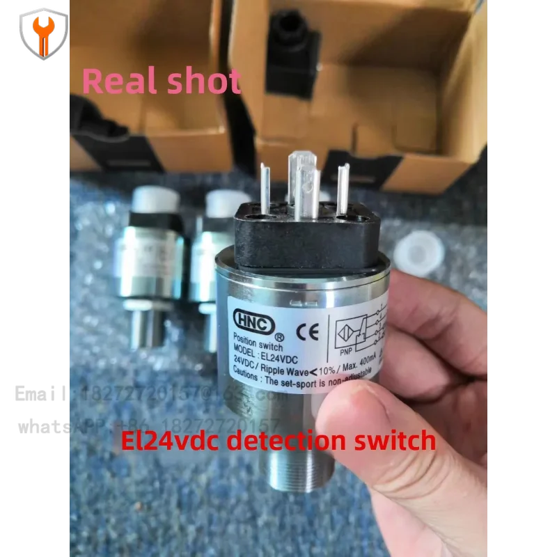 Hydraulic safety valve 24VDC detection switch, machine travel limit switch