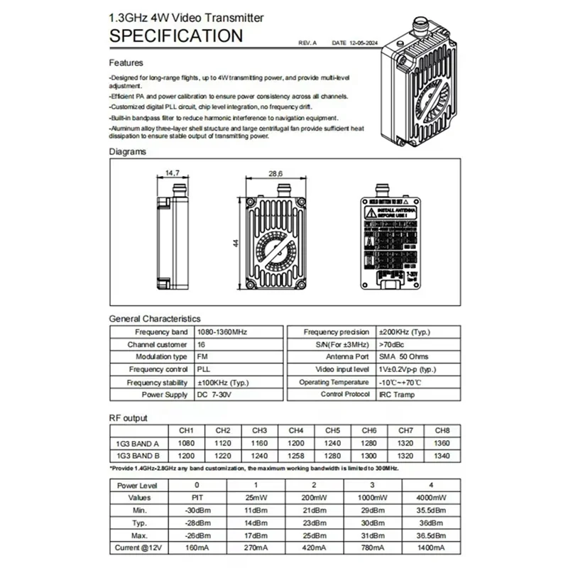 -A99Z 1.2G 1.3G 4W … - image