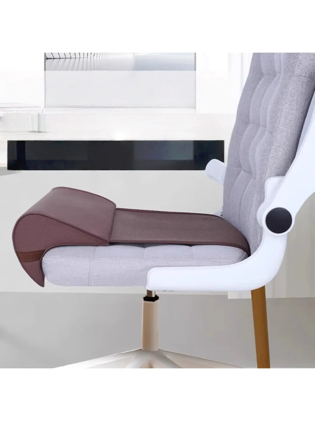 

Co-pilot Seat Car Long-term Sitting Extended Cushion Office Workstation Thigh Decompression Leg Rest Computer Chair Soft Relax