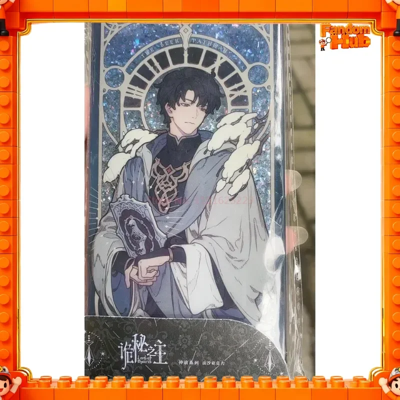 Genuíno senhor dos mistérios palhaço klein moretti anime merch caminho 9 seer para caminho 0 o tolo acrílico fluindo areia mahjong tijolo brinquedo