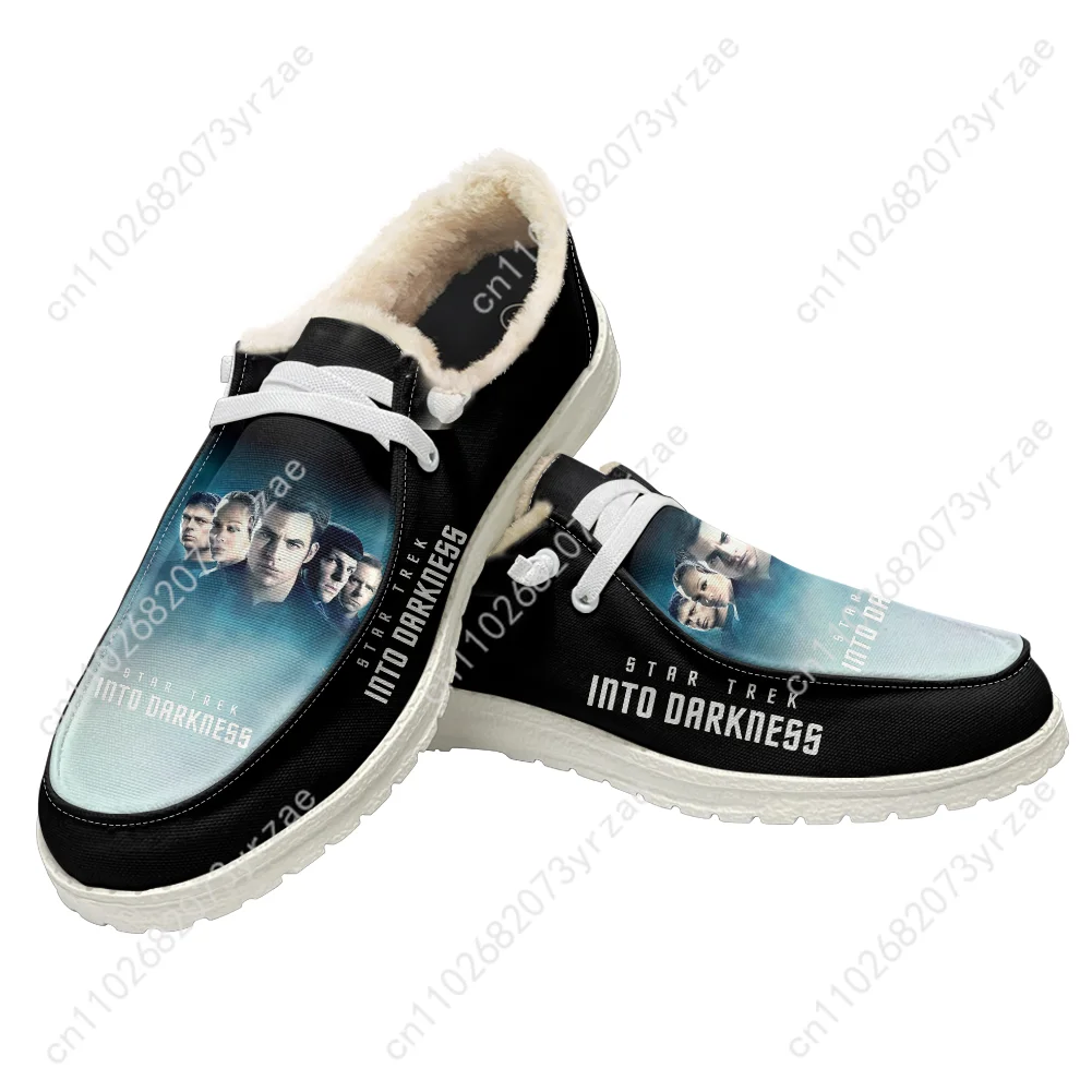 Star Trek Into Darkness Plush Shoe Men Women Teenager Warm Shoe Indoor Outdoor High Quality Lightweight Shoes Custom Footwear