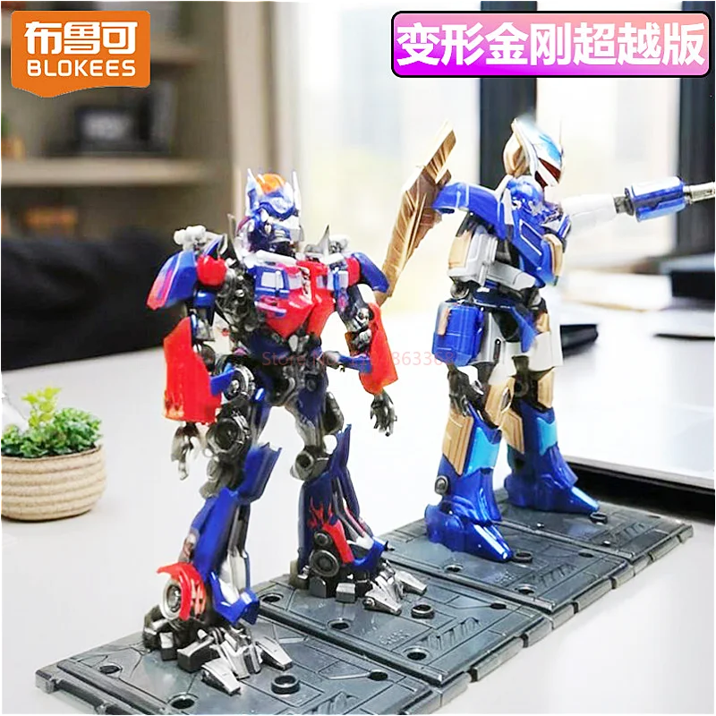 Blokees, Nuevas Figuras de Acción de Transformers: Optimus Prime, Megatron, Shockwave, Sentinel Prime, Modelo Coleccionable, Regalo de Cumpleaños