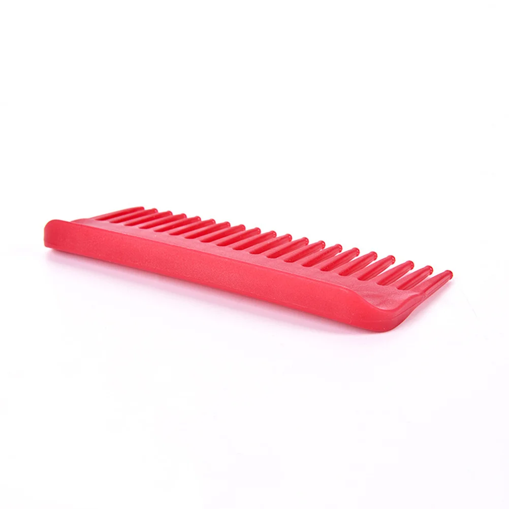 

3Pcs Plastic Haircut Comb Wide Teeth Detangle Knot Remover Lightweight Hairdressing Comb Salon Home Black Grey Red