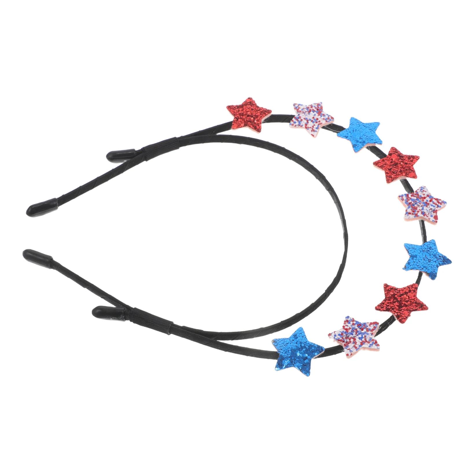 

Independence Day Head Hoop Patriotic Hair B Sparkling Makeup Hair Headb Stars Stars Accessories Headdress Headwear