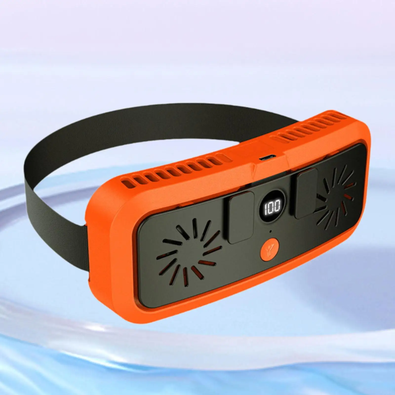 Ventilateur de taille portable, ceinture, léger, 4 vitesses, bain, vent, portable, personnel, randonnée, chantier