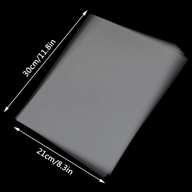 10pcs 30cm X 20cm Waterproof A4 Inkjet Laser Printing Transparency Film Photographic Paper PCB Stencils