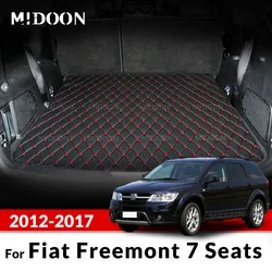 Car Trunk mats For Fiat Freemont 7 Seats 2012 2013 2014 2015 2016 2017 Custom Floor Mat Auto foot Pads Interior Accessories