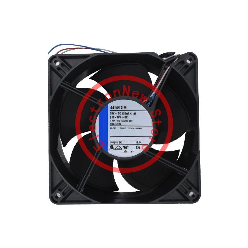 ORIGINAL 4414/12M 24VDC 4.1W 12038 120*120*38mm BRAND NEW COOLING FAN