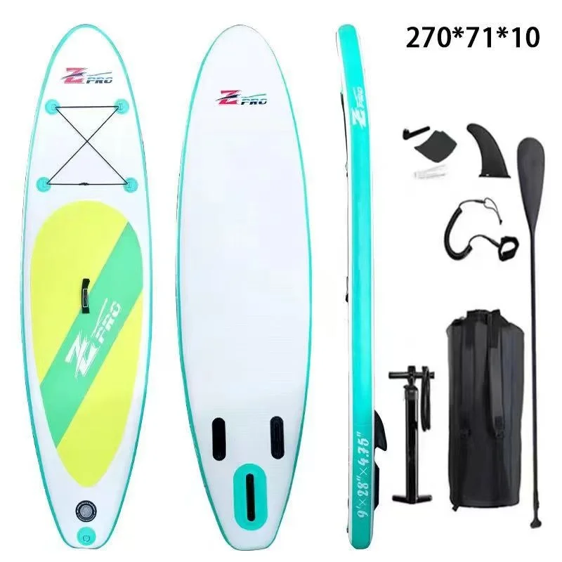 

SUP Inflatable Paddle Stand Thick Double Layer Wear resistant Outdoor Rowing and Leisure Surfing Board