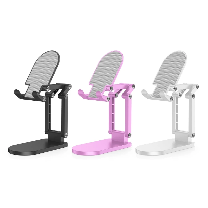 Folding Adjustable Tablet Pad Riser Rack Desktop Phone Holder for Tablets