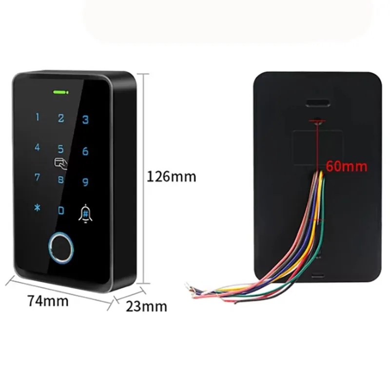 Waterproof Access Control Keypad For Tenant 125KHZ ID TUYA WIFI Access Control Machine Remote Unlock Door Lock