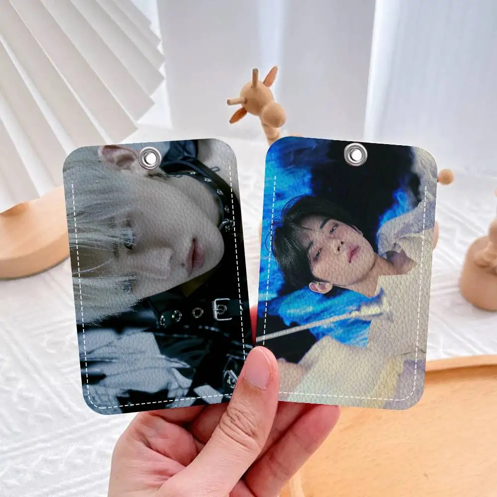 Populaire Kpop Singer Y-Yeonjun Cartoon Card Sleutelhanger Anime Mode Hanger Tas ID Deur Card Case Bus Card