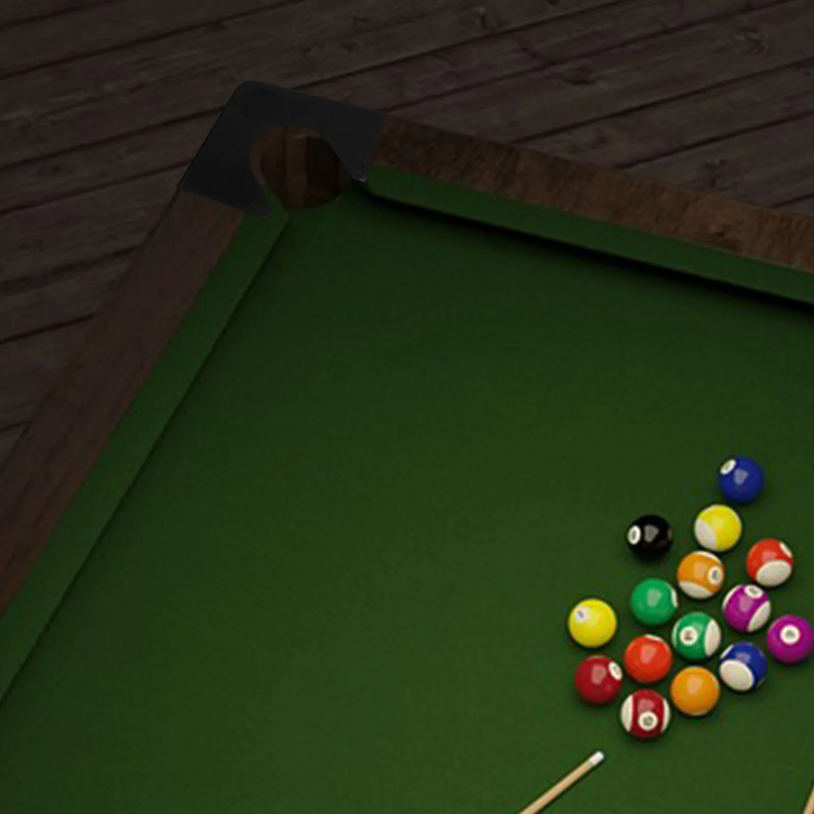 8 قطعة طاولة بلياردو كروم لوحات الزاوية ABS دائم طاولة بلياردو ركن الحرس اكسسوارات بركة رف مثلث البلياردو أجزاء