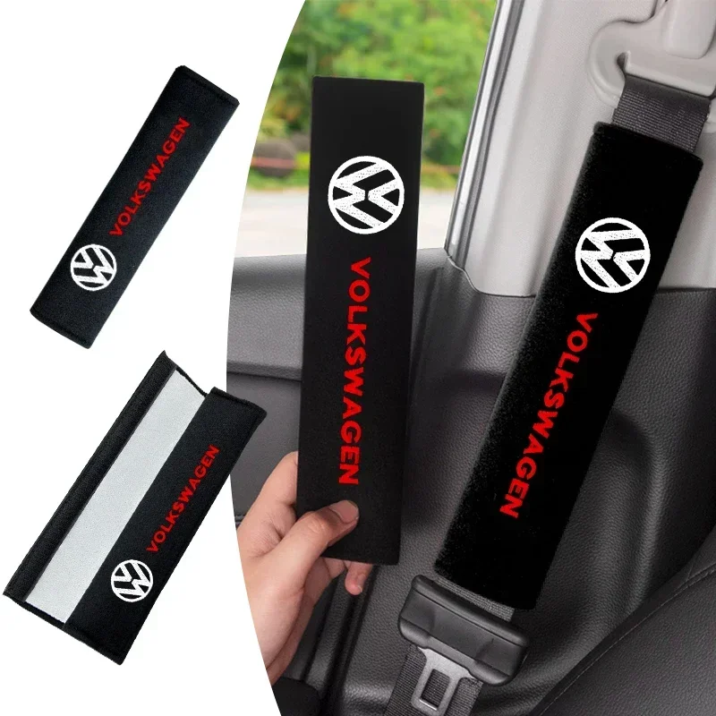 

1/2 шт. хлопковая накладка на ремень безопасности для автомобиля, дышащая защита для Volkswagen, Citroen, LEXUS, Dacia, Tesla, Land Rover