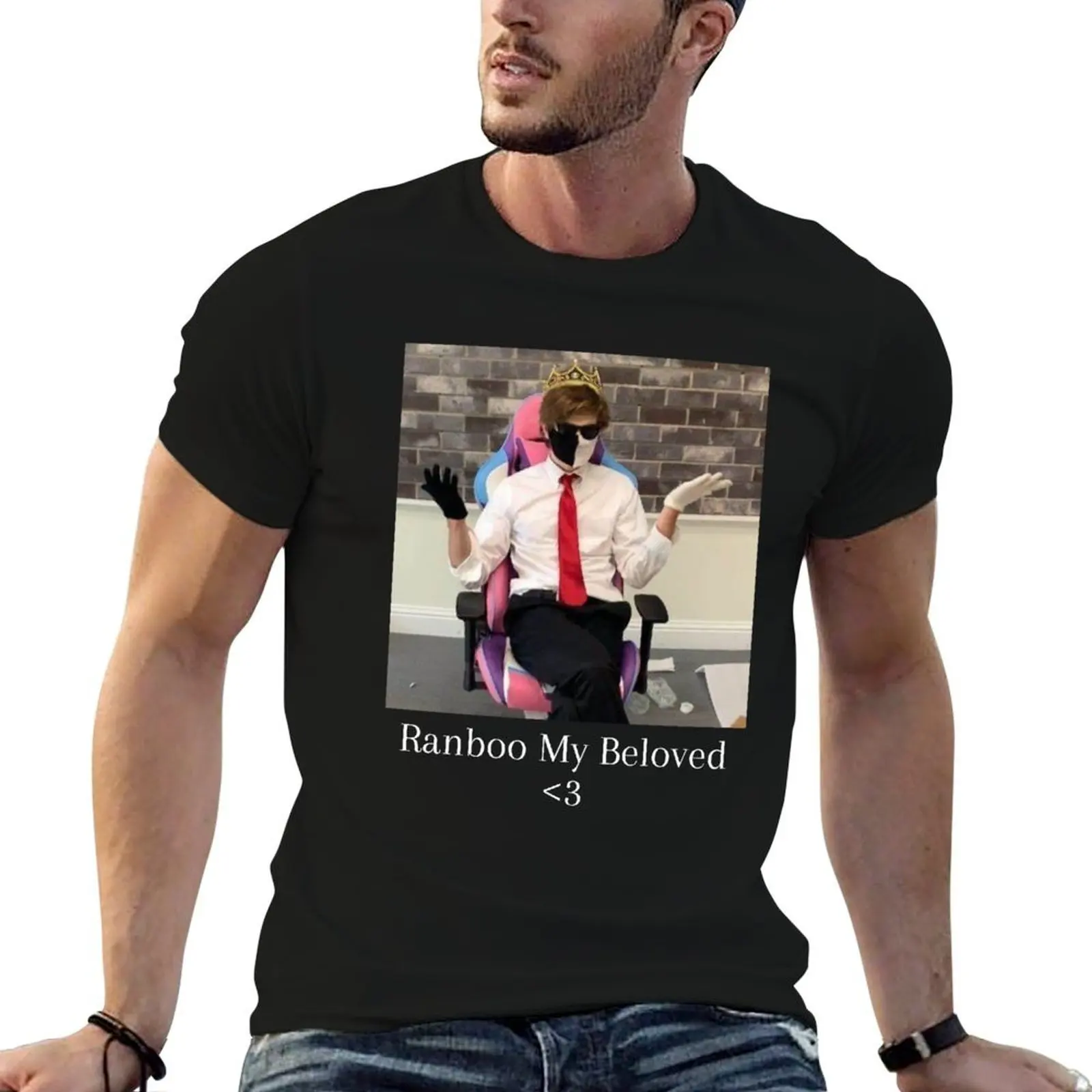

Ranboo my beloved T-Shirt man t shirts for men casual t shirts for man pack cotton man tshirt T-Shirt