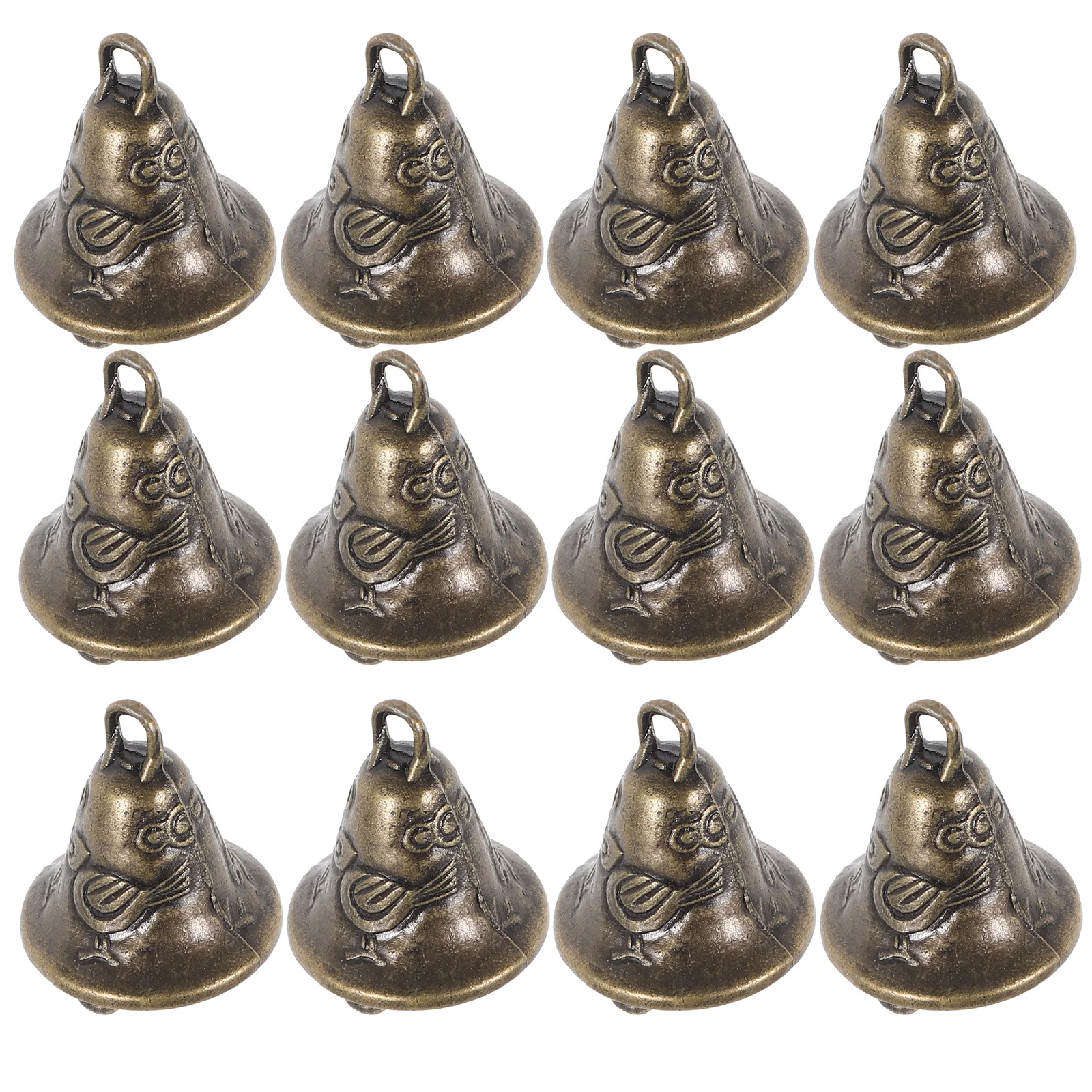 

20Pcs Metal Bells for Wind Chimes Vintage Alloy Hanging Pendants DIY Doorbell Decorations Feng Shui Evil Repelling Home Garden