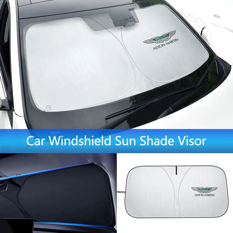 

Car Front Window Sunshade Cover Sun Shade UV Protector Windshield Visor For AstonMartin Vantage DB12‌ Volante Valour DBX DBX707
