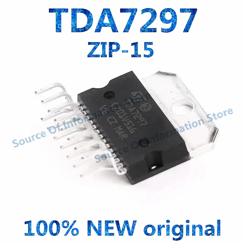 

TDA7297 ZIP-15 15+15W DUAL BRIDGE AMPLIFIER