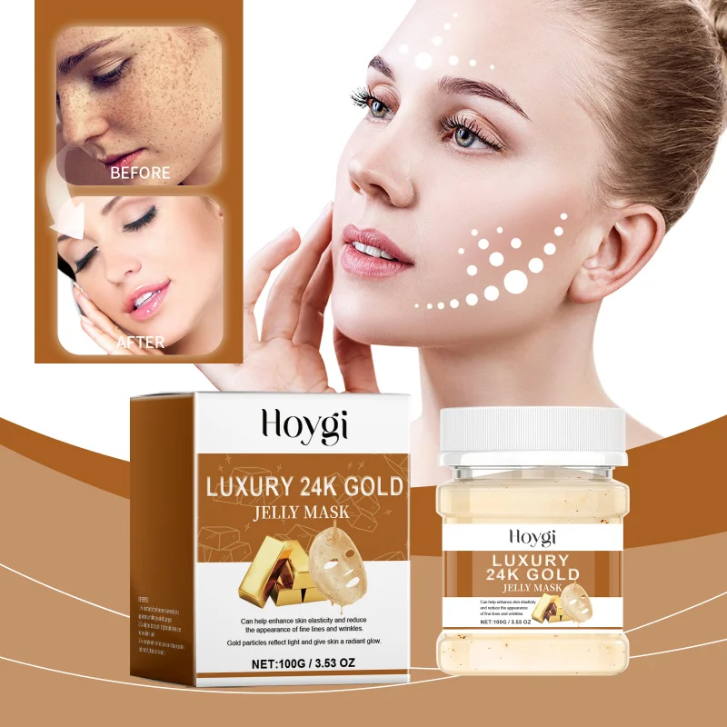 

24K Gold Hydrating Mask Powder Moisturizing Nourishing Firming Skin Repairing Radiant Anti-Wrinkle Moisturizing Powder