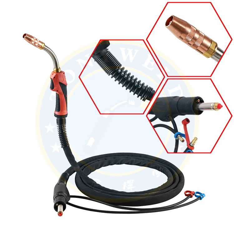 4035955 Water Cooled Welding Torch 400A Fronius MTW 400i Flange 3.5m 4.5m Cable